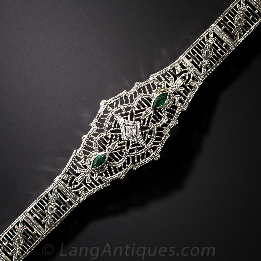 Art Deco Filigree Bracelet