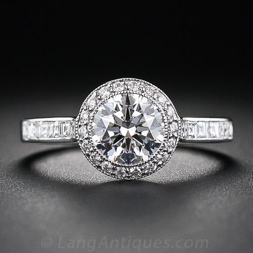 Tiffany & Co 1.00 Carat Diamond Center Engagement Ring
