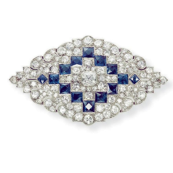 Art_Deco_Diamond_Sapphire_Brooch – Antique Jewelry University
