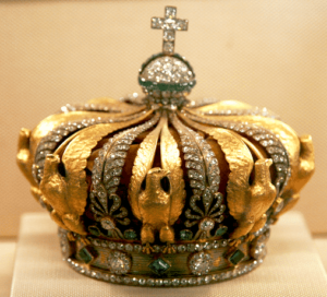 The Crown of the Empress Eugenie - Louvre, Paris France.