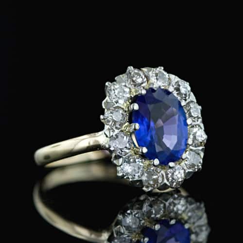 The Modern Centerpiece of this Late Victorian Ring is a Vibrant ...