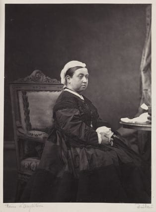 Queen Victoria in Mourning c. 1870's.