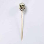 Auguste Germain Cadet Picard Electric Skull Stickpin, c.1867. © Victoria & Albert Museum Collection.