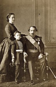 Napoleon III, Empress Eugenie, and the Prince Imperial.