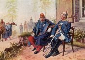 Napoleon III and Bismarck Talk After Napoleon's Capture at the Battle of Sedan, by Wilhelm Camphausen.