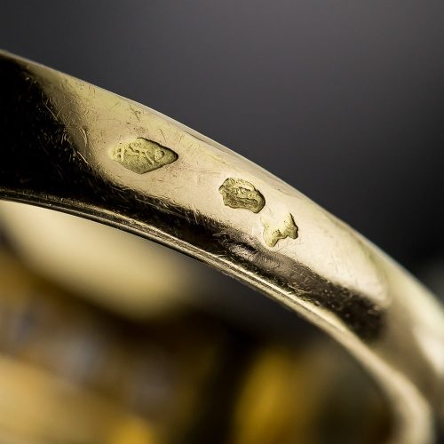 Vintage 14K Gold Wave Emerald Ring Band – Boylerpf