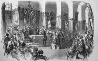 President Bonaparte Distributes Prizes at the Close of the 1849 Exposition.
