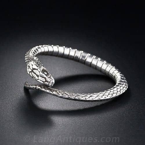 Silver Snake Motif Scarf Ring, Tiffany & Co.